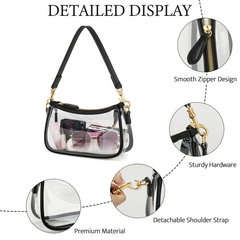 Bolso De Mano Kkxiu 25 cm &times; 13 cm &times; 6 cm Bolsa ... image number null
