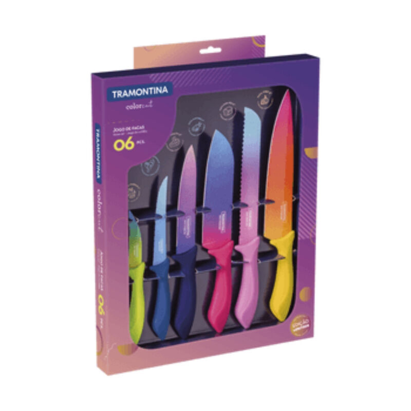 Juego De Cuchillos Tramontina 23099/832 Colorcu... image number null