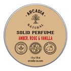 Perfume S&oacute;lido Arcadia Natural 30 ml &Aacute;mbar Rosa Y Vainilla