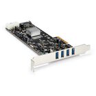 Tarjeta Pcie Startech.com 4 Puertos Usb 3.0 Con 4 Puertos Dedicados De 5 Gbps