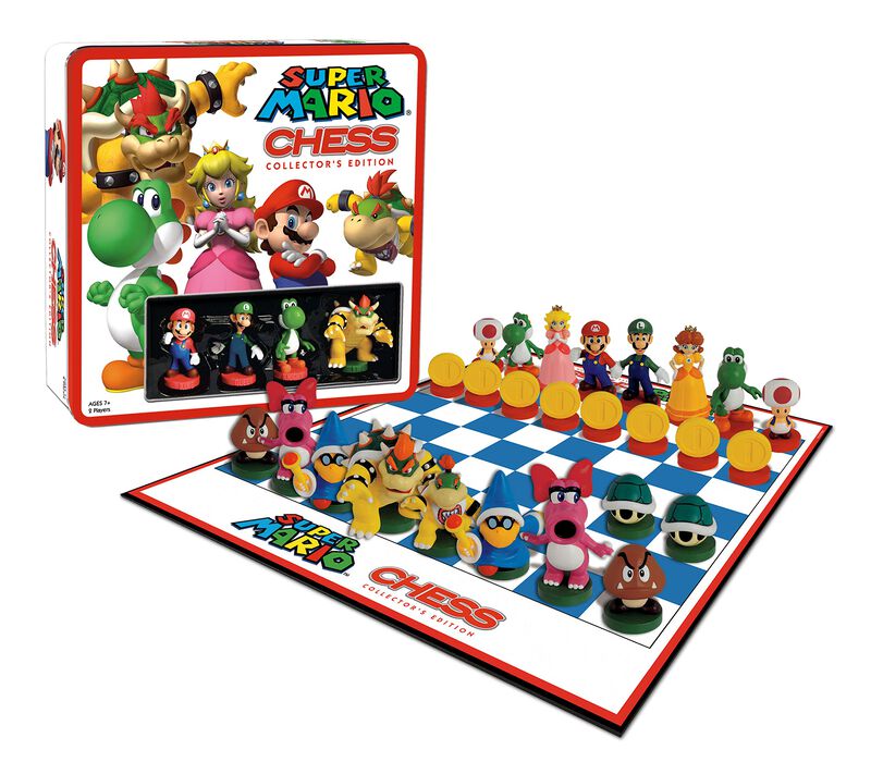 Set De Ajedrez Usaopoly Super Mario Con 32 Piez... image number null