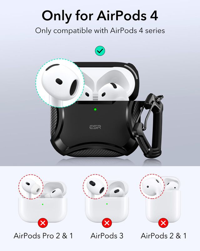 Funda Esr Halolock Cyber Series Para Airpods 4 ... image number null