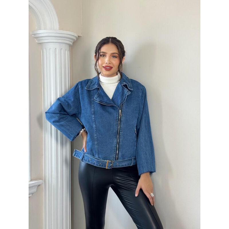 Chamarra de mezclilla con peluche removible image number null