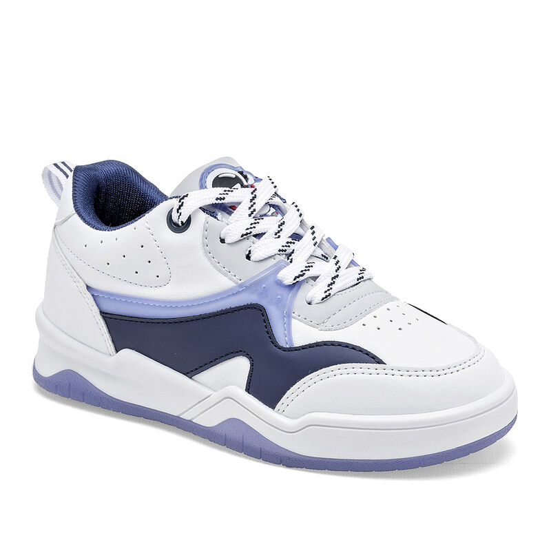 Clasben Tenis urbano para ni&ntilde;o blanco azul image number null