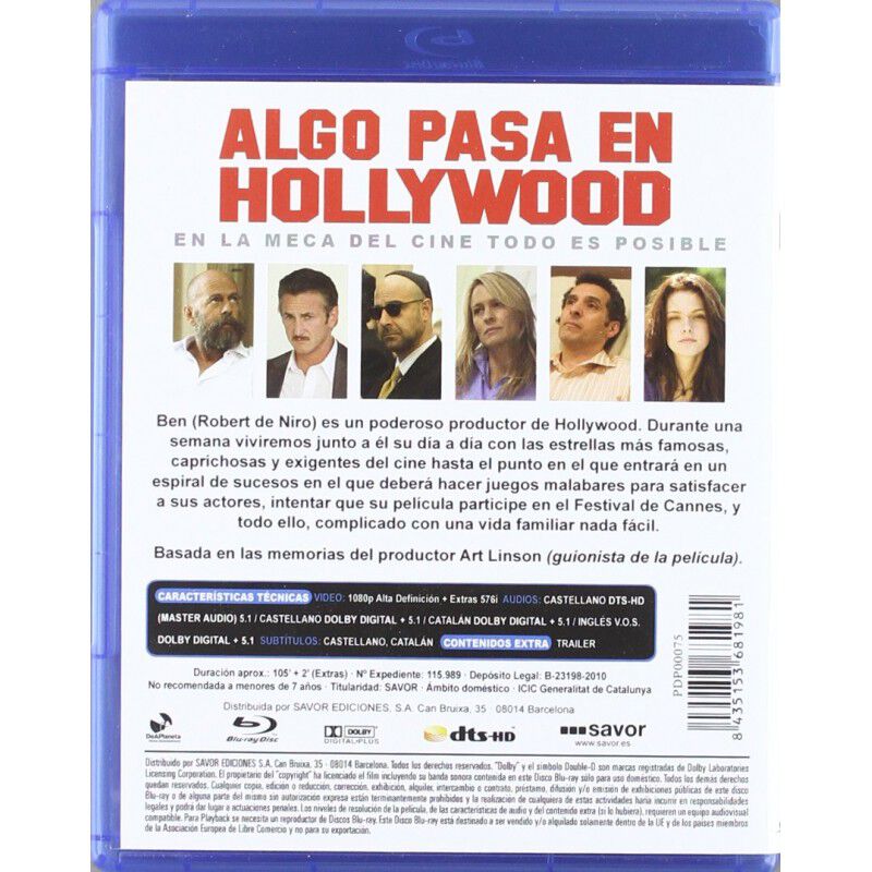 Algo Pasa En Hollywood [blu-ray] image number null