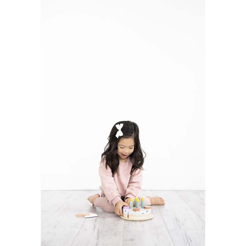 JUGUETE DE MADERA CELEBRA CON PASTEL image number null