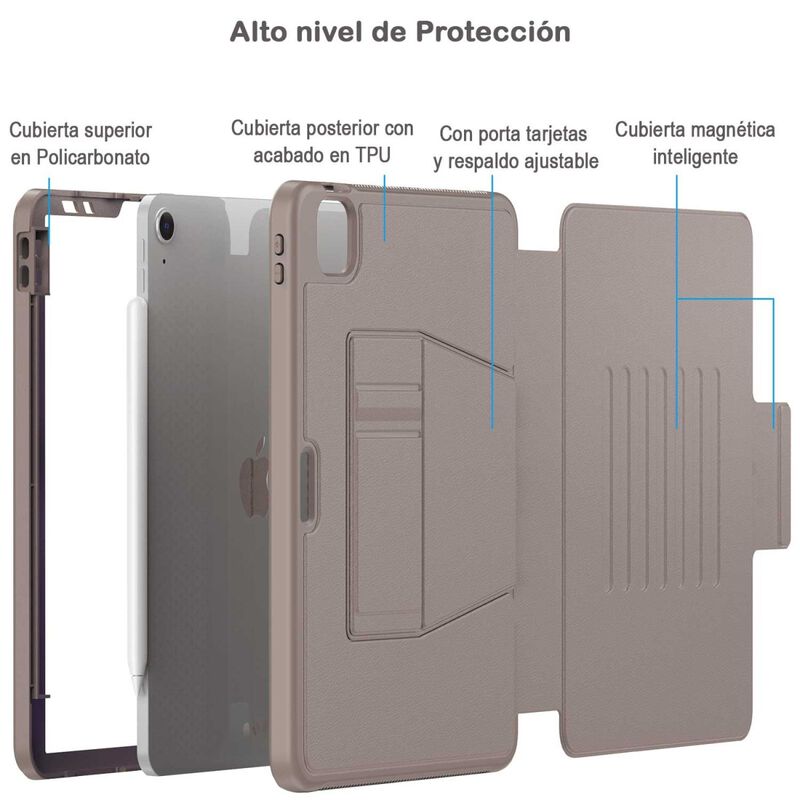 Funda Tekku Flip Smartb Para Ipad Air 5 Air 4 P... image number null