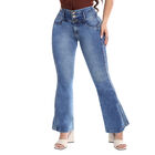 Jeans Savi Jeans Boot Cut Azul N4718C Tiro Medio para Mujer