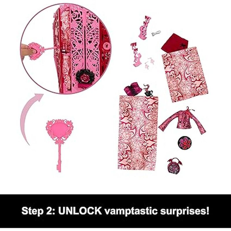 Draculaura Monster High Muñeca Skulltimate Secr... image number null