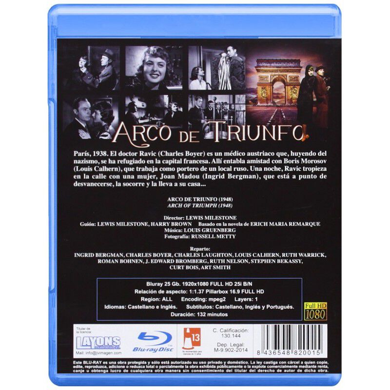 Arco De Triunfo (blu-ray) image number null