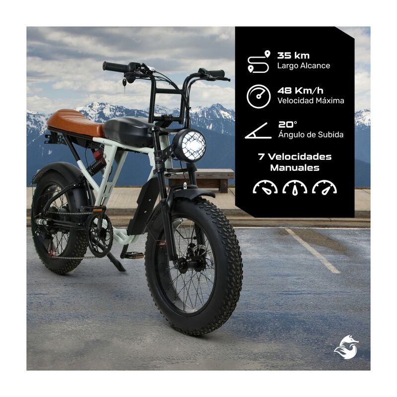 Bicicleta El&eacute;ctrica Monta&ntilde;a Adultos Potente 48k... image number null