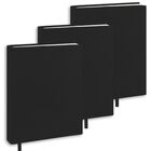 Fundas El&aacute;sticas Negras Para Libros Kicnic, Pack De 3 (23 &times; 28 cm)