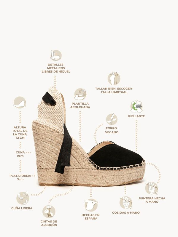 Cu&ntilde;a Alta Romero 12cm Negra image number null