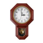 Reloj De Pared Kaneodot Regulador Con P&eacute;ndulo Imitaci&oacute;n Madera