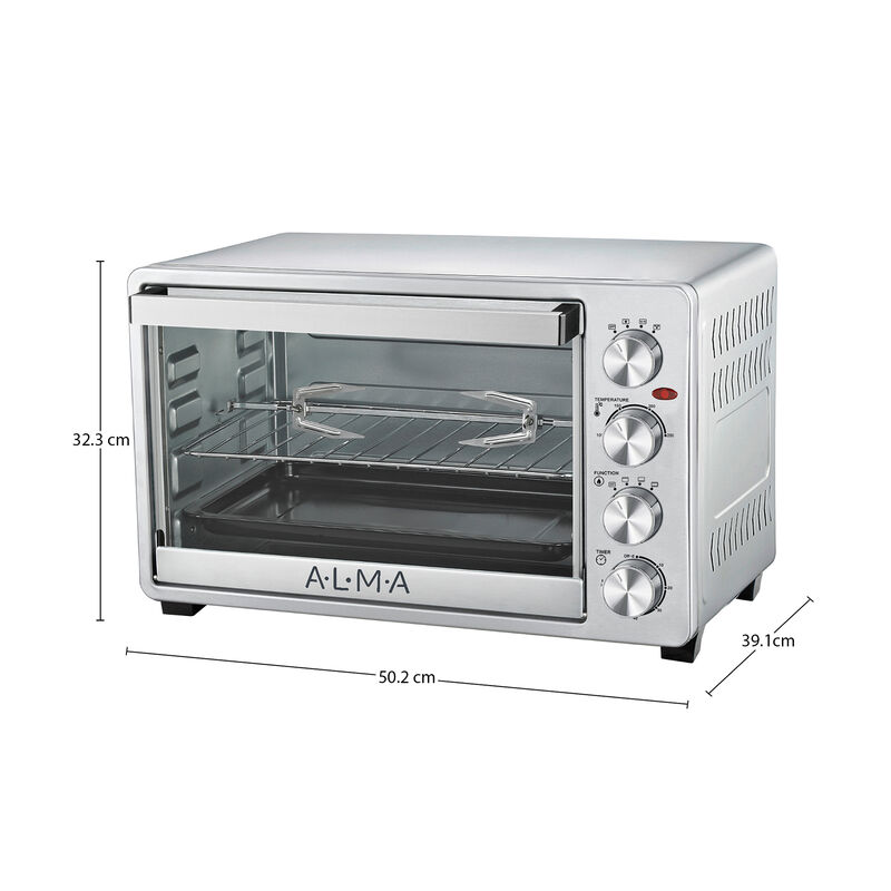 Horno Rostizador de Convecci&oacute;n ALMA 33L Doble R... image number null