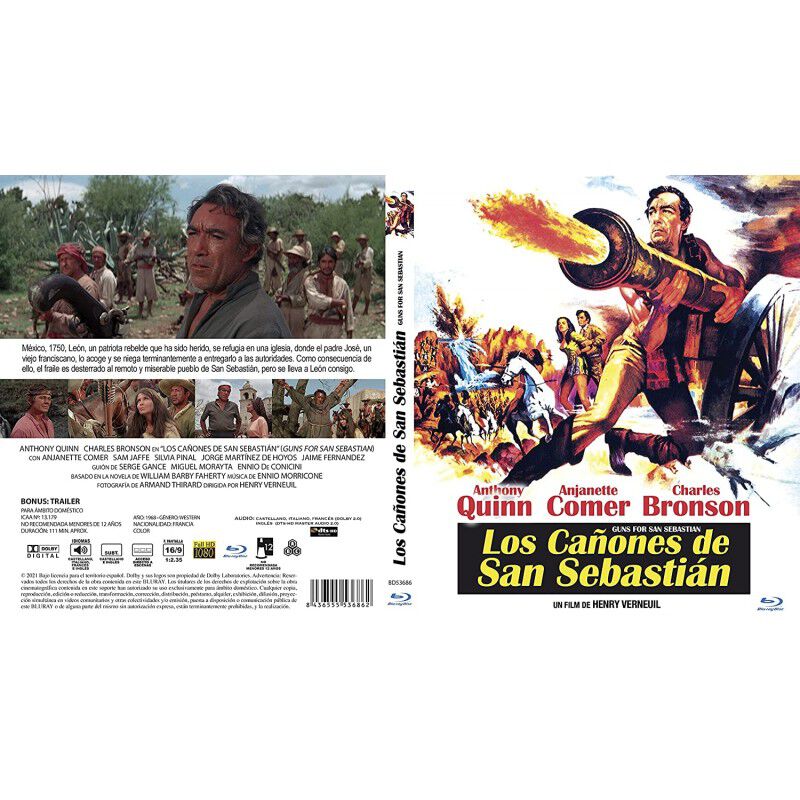 Los Ca&ntilde;ones De San Sebasti&aacute;n [blu-ray.] (1968) ... image number null