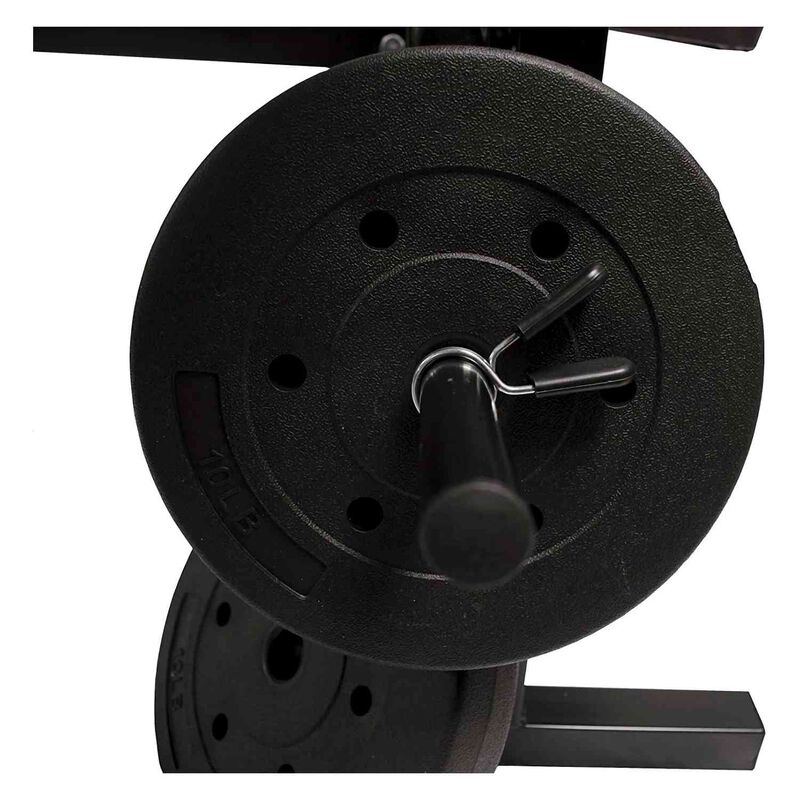 Banco Multiposiciones Kit Discos Gym Pesas Ejer... image number null