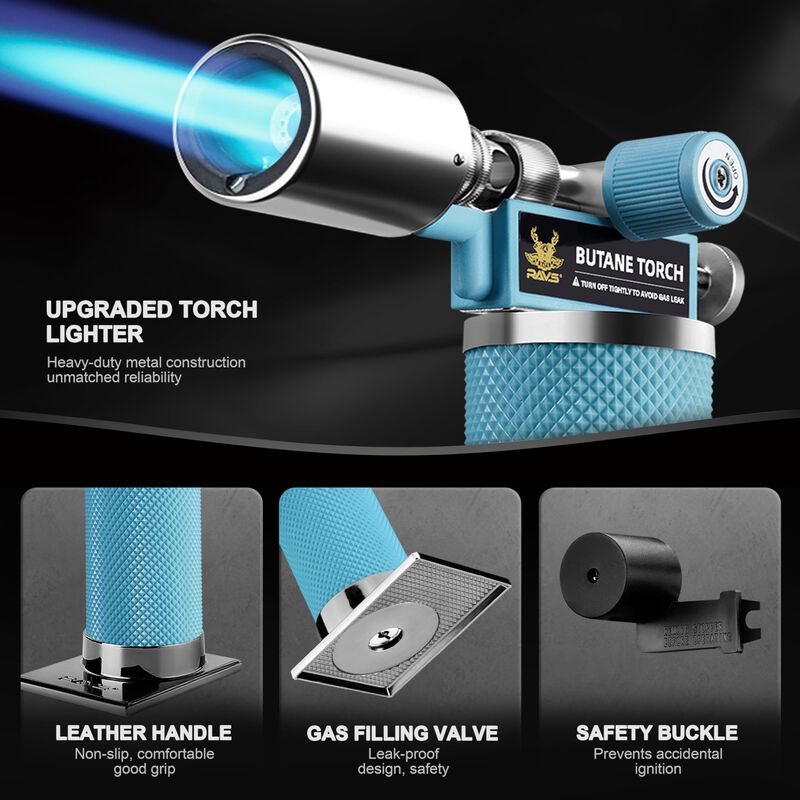 Soplete Ravs Recargable Llama Ajustable - Azul image number null
