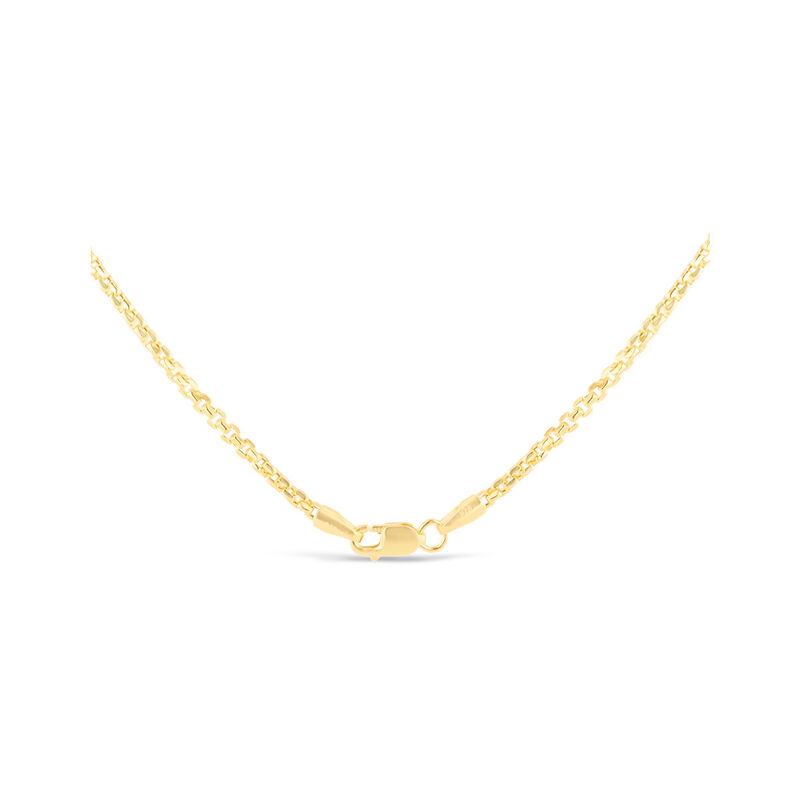 Cadena Round Box Oro 14k 60cm 2mm Elegante image number null