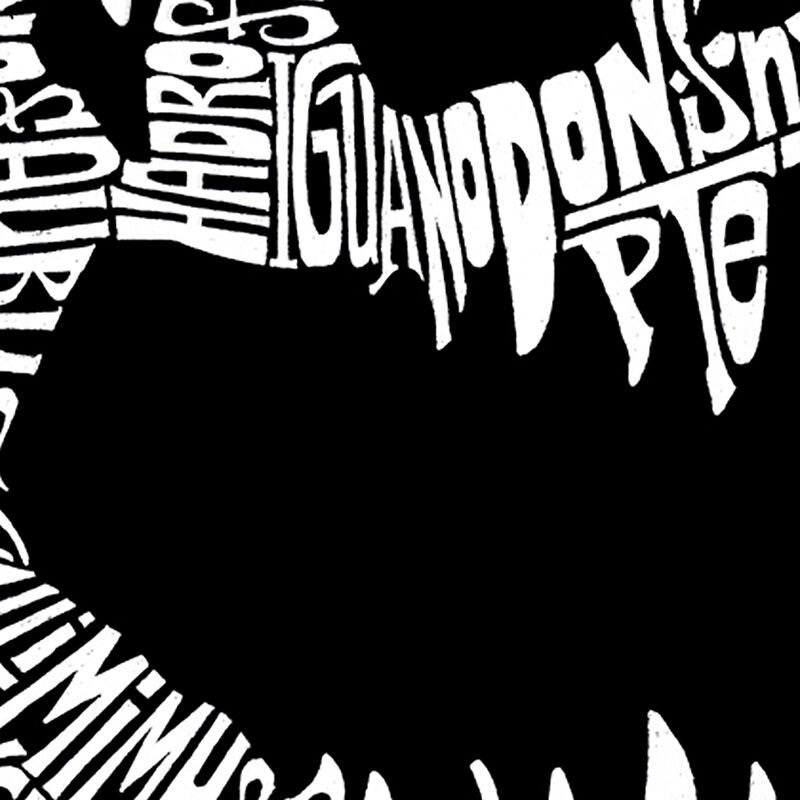 Camiseta Word Art Para Ni&ntilde;o - TREX - Negro image number null