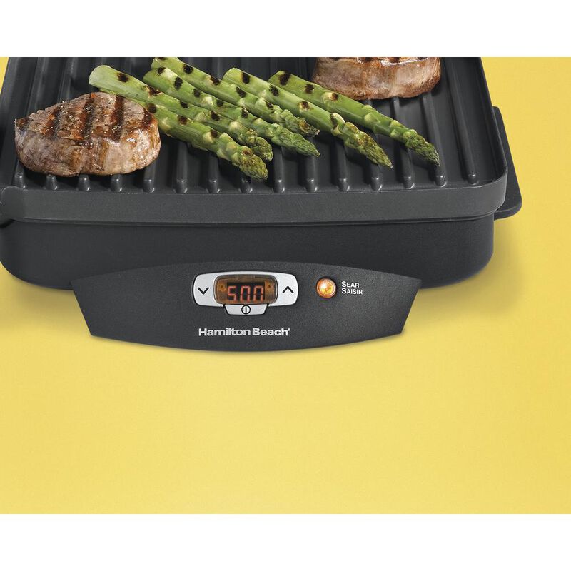 Parrilla Hamilton Beach 25331 Digital Antiadher... image number null