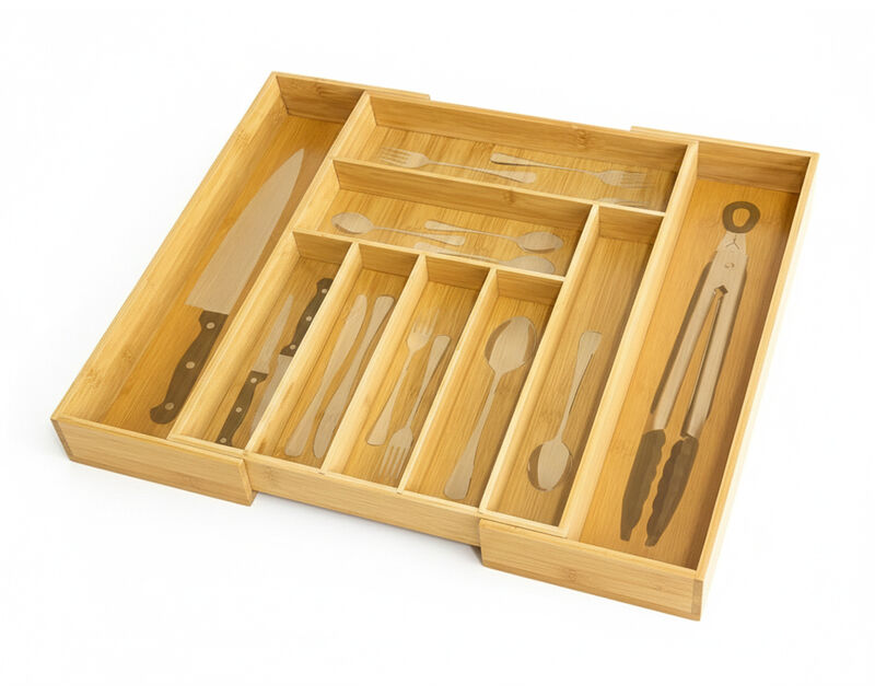 Bluelander Organizador de Cubiertos Expandible ... image number null