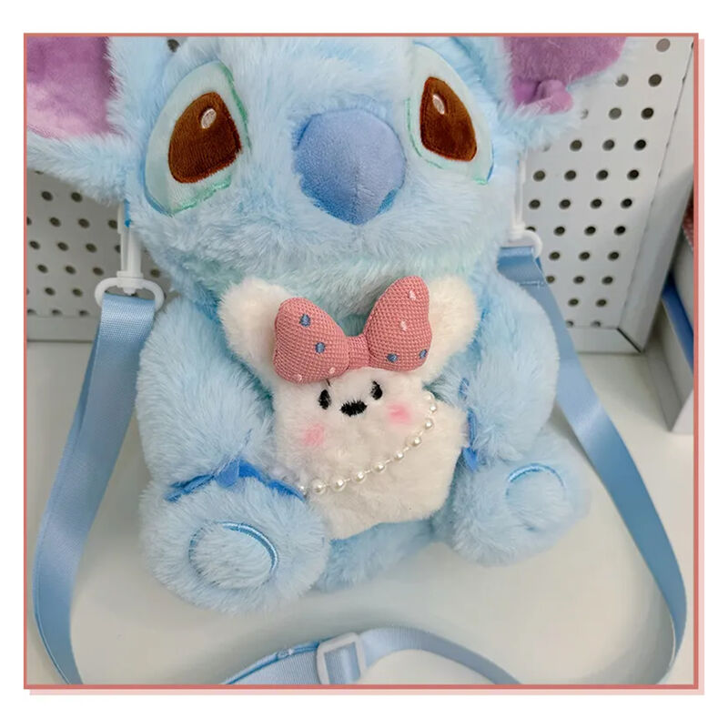 Bolsa Stitch con Monedero Peluche y Llavero image number null