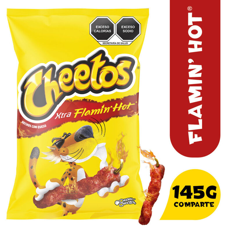 CHEETOS FLAMIN HOT COMPARTE 145 GR image number null