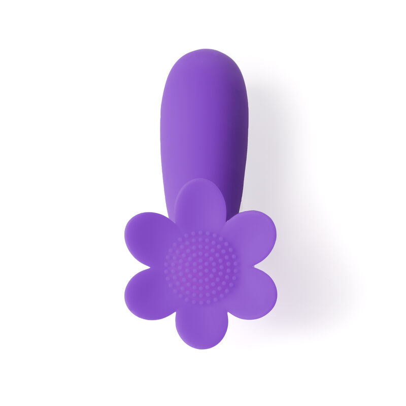 MASAJEADOR FEMENINO VIBRADOR FLOR MAGGIE MORADO image number null