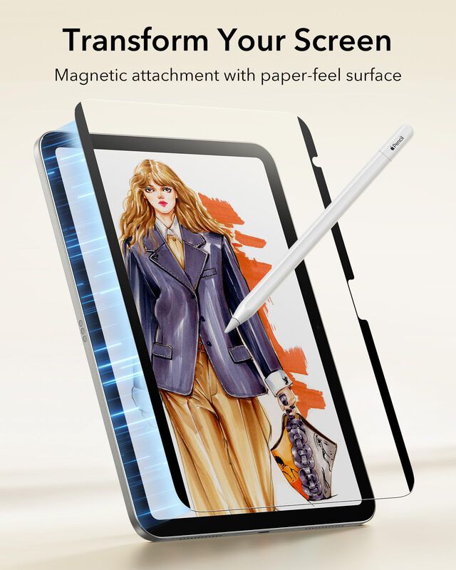 Protector De Pantalla Esr Paper-feel Magnetic P... image number null