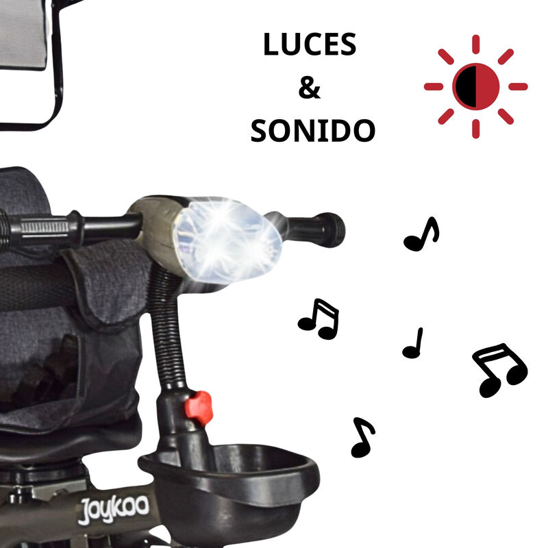 Triciclo para Niños Evolutivo Asiento Giratorio... image number null