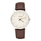 Reloj De Pulso Lorus Modelo Rg235px9 Para Mujer Color Café