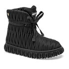 Moramora Bota con peluche para mujer negro