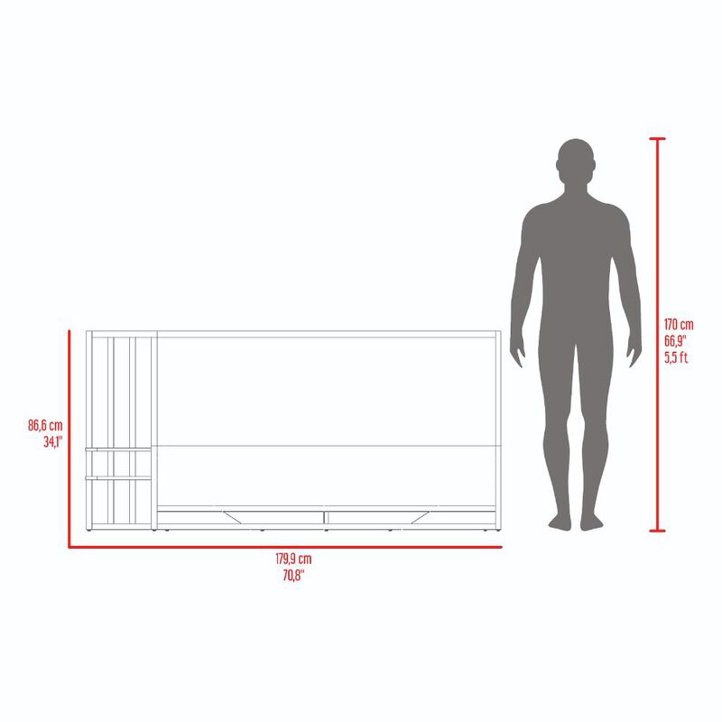 Cama Doble Vanez Fresno Europeo Con Espaldar Al... image number null