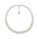 Collar Creciente Perlas de Cristal Zvezda Plata 0.925 Mujer