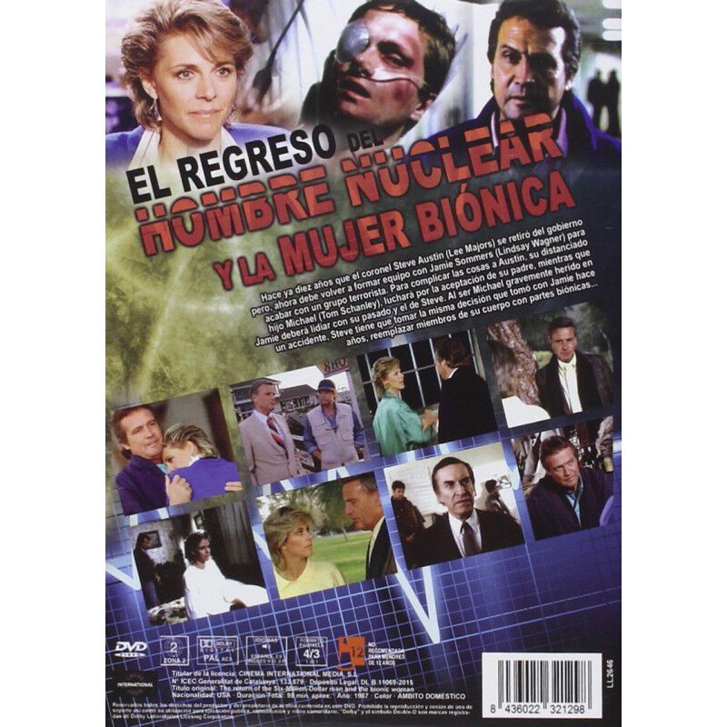 El Regreso Del Hombre Y La Mujer Bi&oacute;nica [dvd] ... image number null