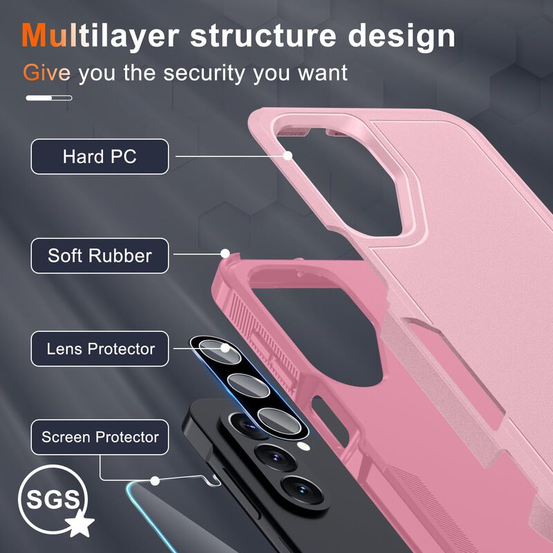 Funda RMOCR para Samsung Galaxy A17 5G, Rosa Pa... image number null
