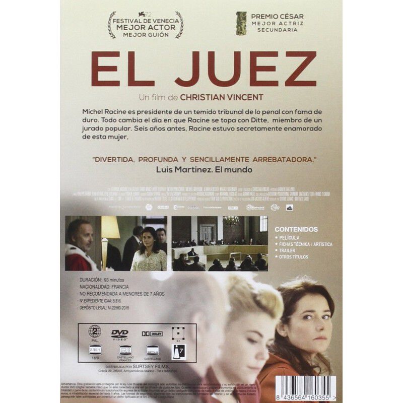 El juez [DVD] image number null