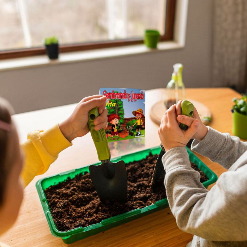 Kit Ecológico de Siembra Infantil Sembrando y J... image number null