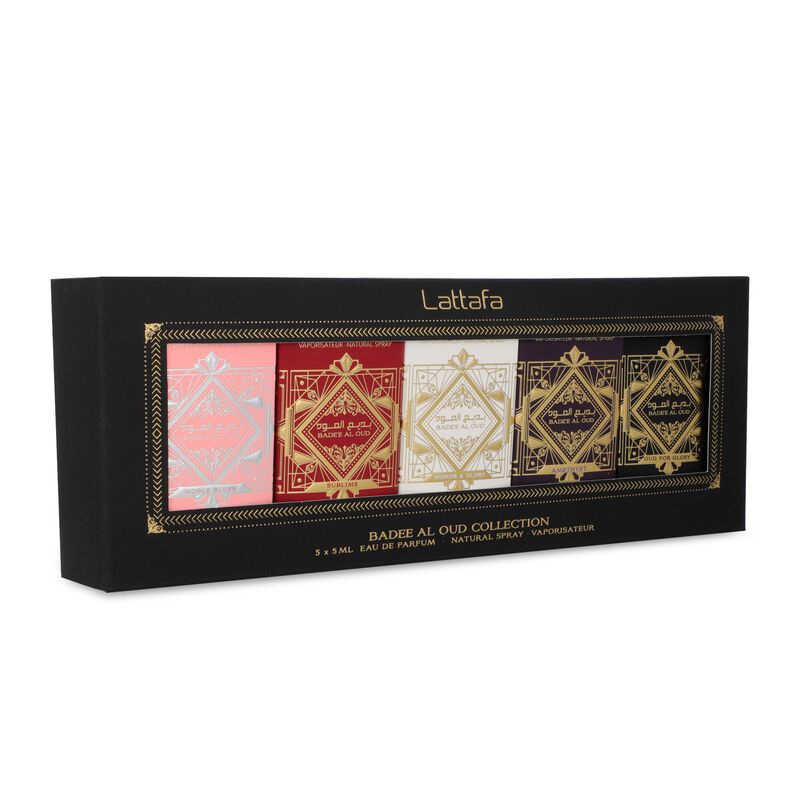 Set Mini Lattafa Bade'E Al Oud 5Pzs Glory 5Ml E... image number null