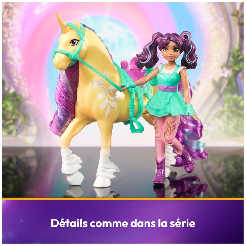 Set Ava & Leaf De Toy Unicorn Academy Con Acces... image number null