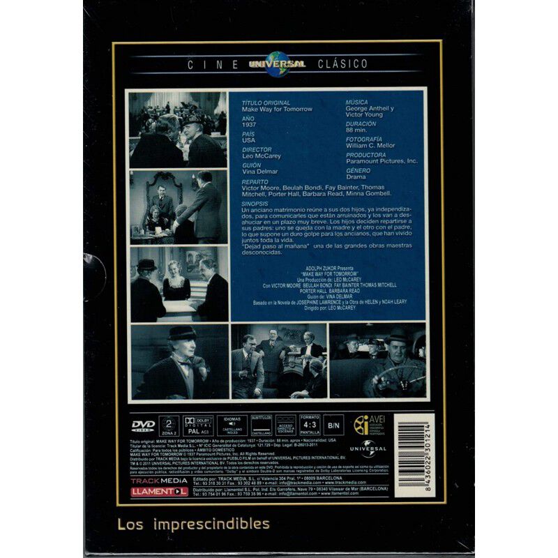 Dejad Paso Al Ma&ntilde;ana Con Funda Y Libreto [dvd] ... image number null