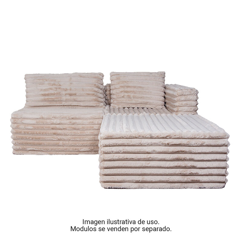 Sill&oacute;n Modular en Caja Dormimundo Central Beige image number null