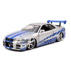 Coche Fundido Jada Toys Fast & Furious Brian 2002 Nissan Skyline R34 1:24