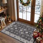 Alfombra De &Aacute;rea Lavable Negra 91 &times; 122 cm Hy Hao Yun Lai