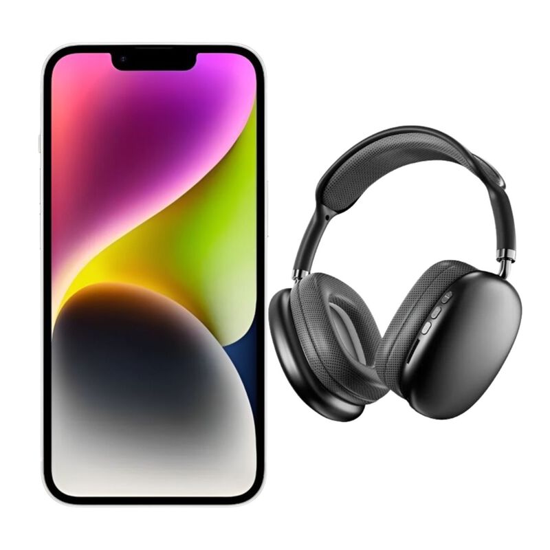 iPhone 14 128GB Blanco E-SIM Reacondicionado + ... image number null