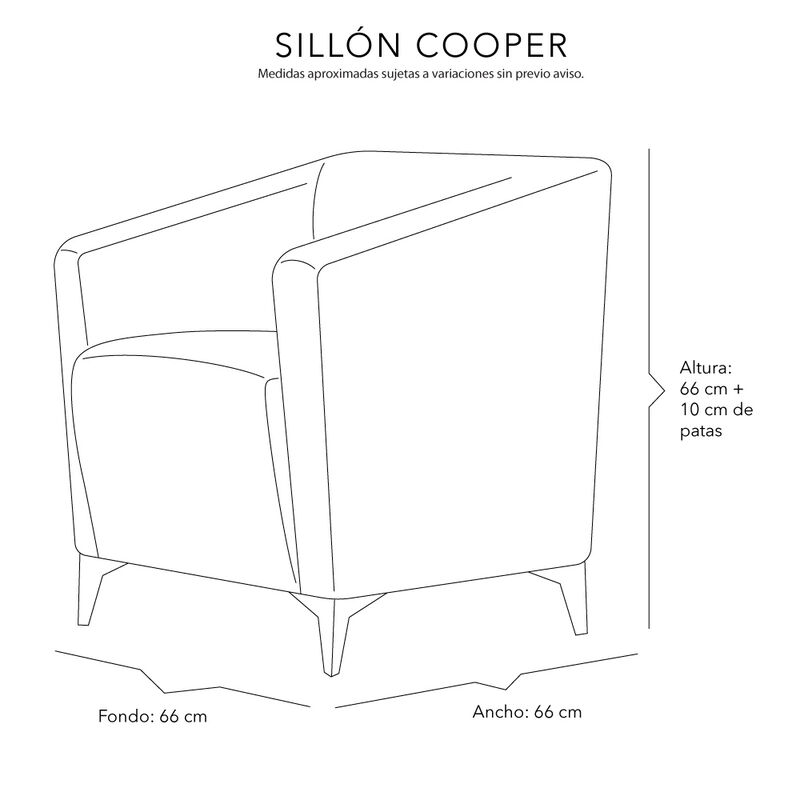 Sillón Dicasa Cooper II Chocolate image number null
