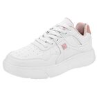 Moonbeat Tenis urbano para mujer blanco rosa