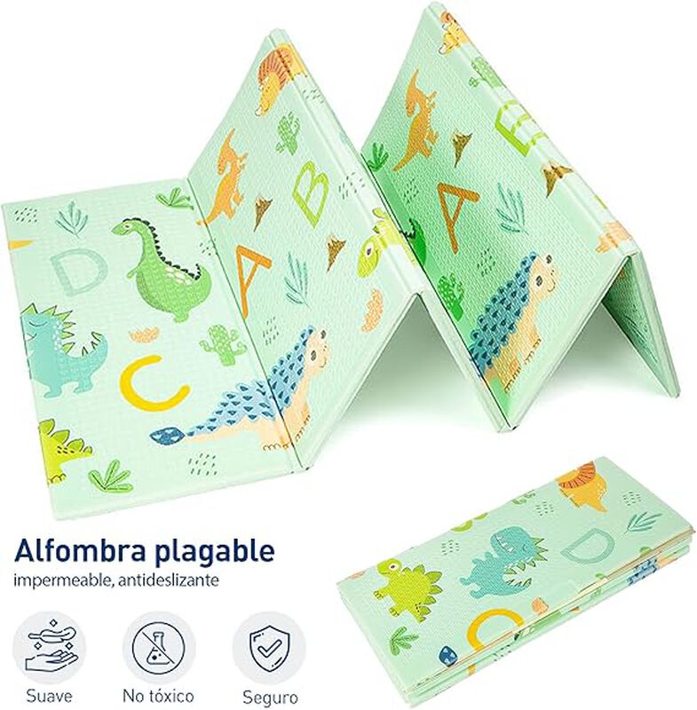 Tapete de Dinosaurios Plegable para Bebe Bluel... image number null