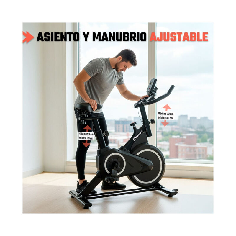 Bicicleta Spinning Fija Estacionaria Fitness Mo... image number null